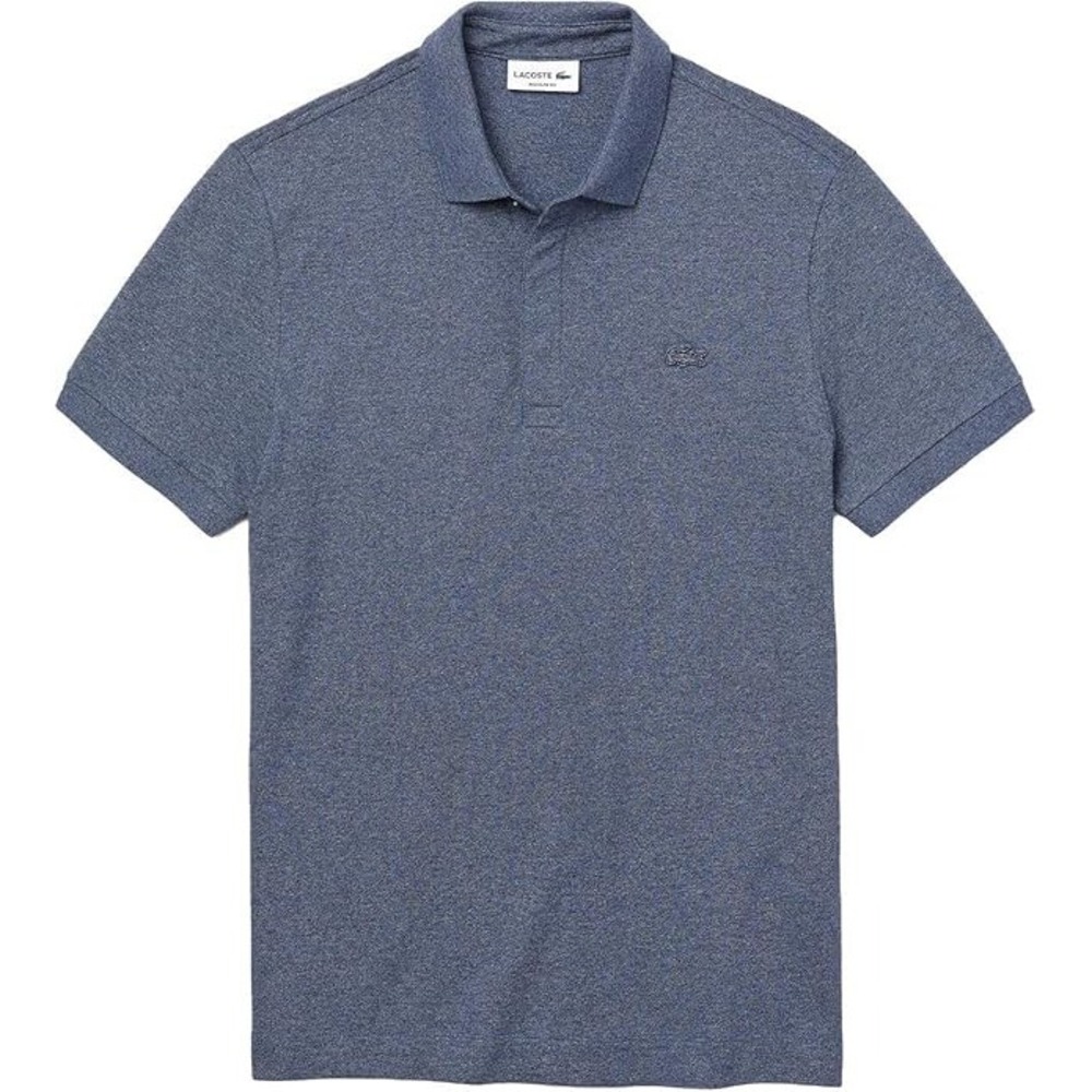 Lacoste Paris Polo Regular Fit Short Sleeve Mens Blue Polo Shirt PH5522 2GF